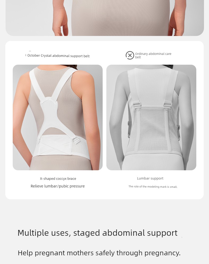 October Crystalline Late Pregnancy Multi-Functional Minimalist Abdominal Belt — 19