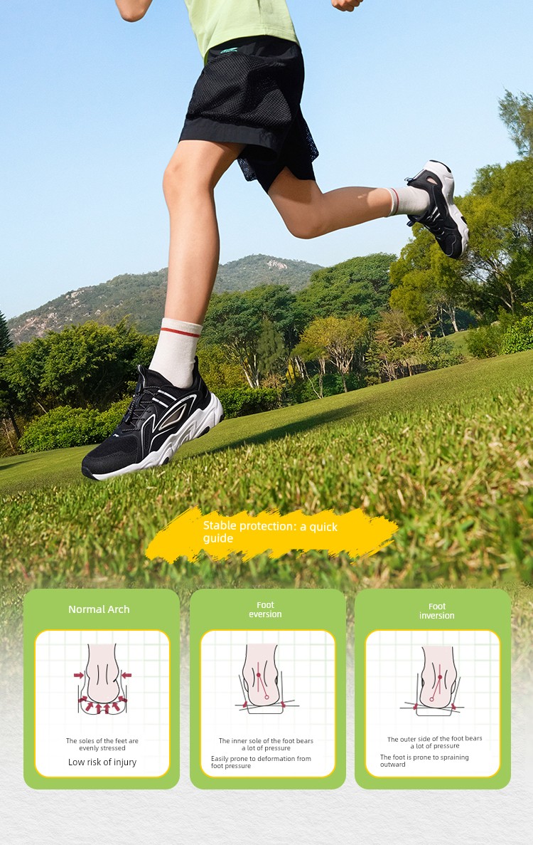 Li Ning Kidsren's Cut Out Breathable Sports Shoes 2026 New Autum Mesh Mesh Shoes for Boys and Girls Teenagers — 10