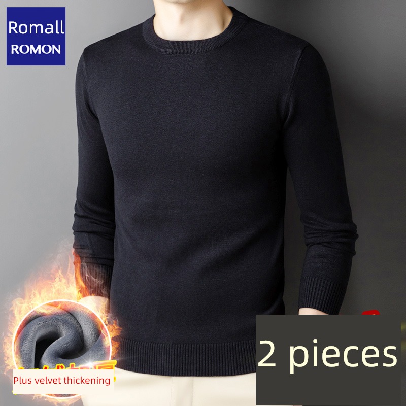 Romon Medium high collar winter keep warm Sweater Undershirt