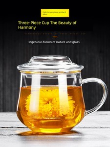 Office with Handle Strainer Tea Cup