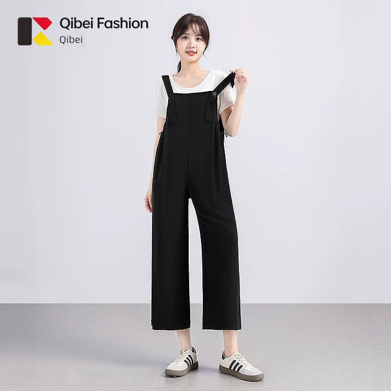 Qibei Maternity Overalls 2026 Autumn New Style for Petite and Plus Size, Loose Fit for Spring and Autumn — 1