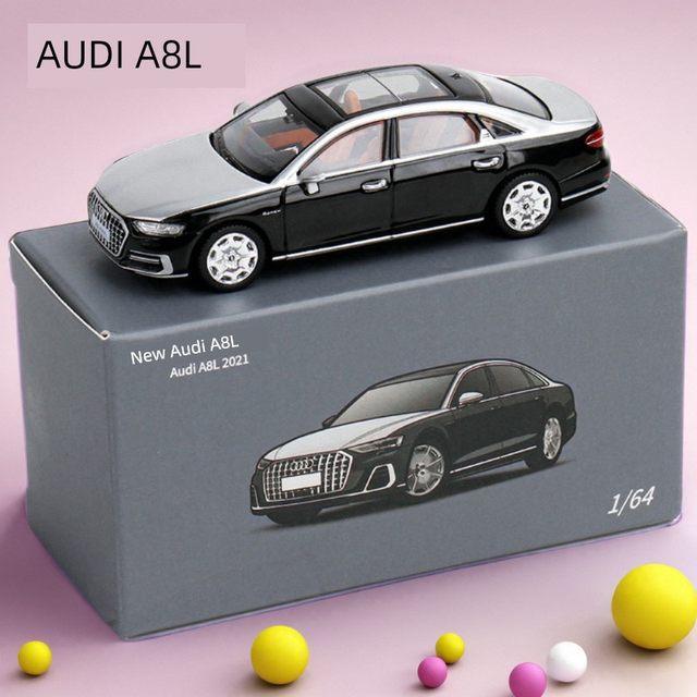 JKM Simulation Metal 1 64 A8L A7L Alloy Car Model Static Collection Miniature Car Model Ornament A8