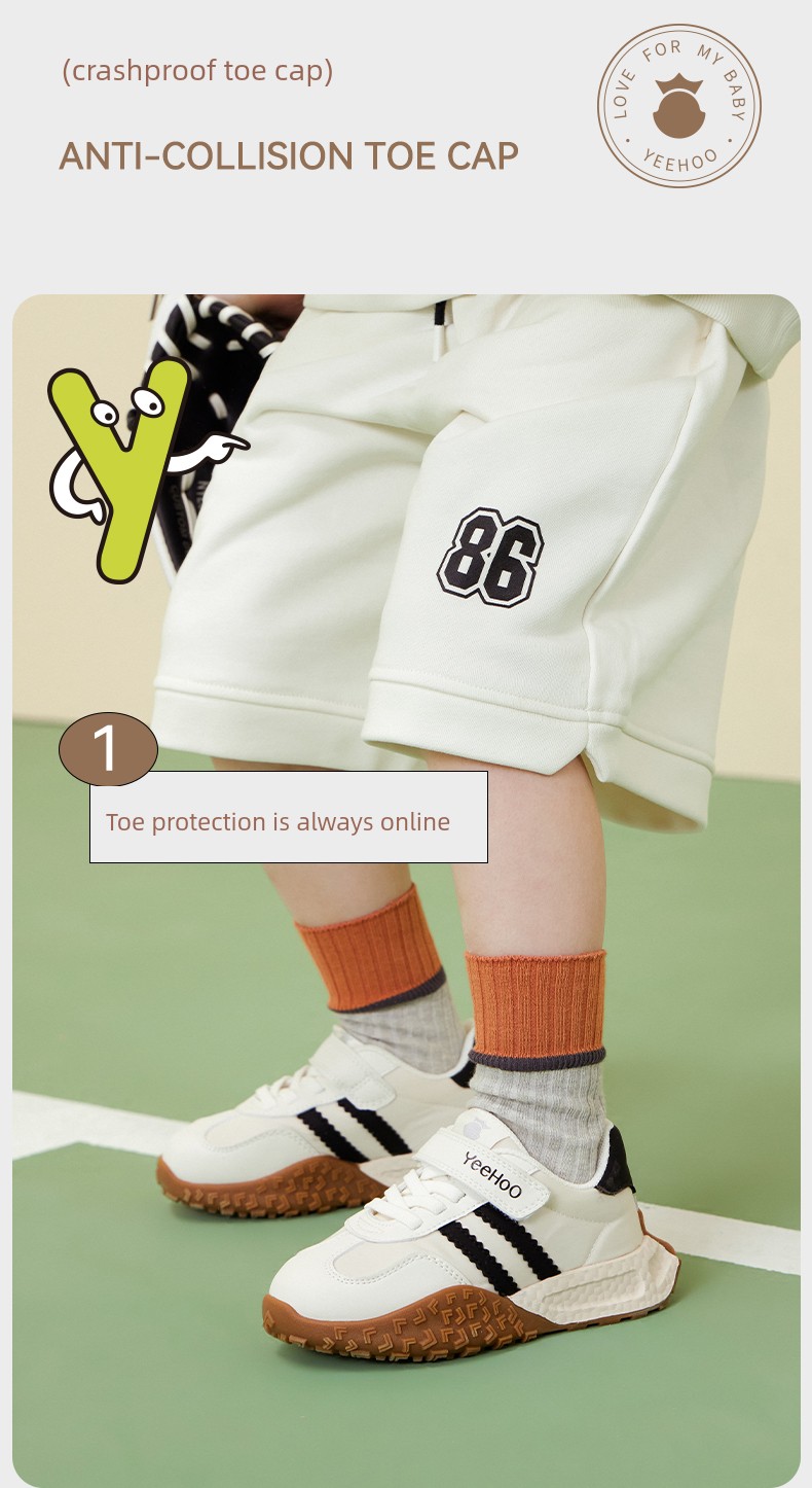 Ying's Children's Shoes, Kids' Sports Shoes, New Spring and Autumn Models, Breathable Soft-Soled Boys' Shoes, Girls' Casual Shoes, Baby Casual Shoes — 6
