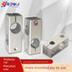 Aluminum alloy optical axis cross clip fixed clip aluminum vertical clip optical axis clip seat same diameter and reduce diameter connection parts