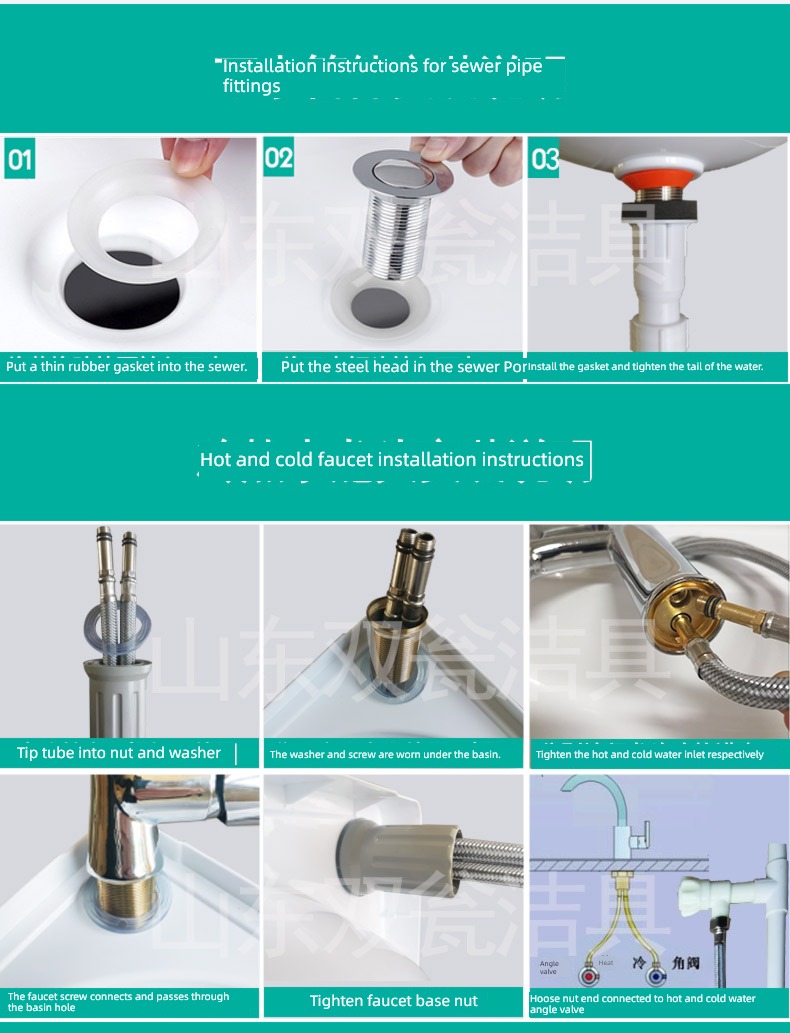 corner No punching Plastic small-scale Mini Wash basin
