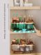 Kitchen seasoning storage rack countertop rotary storage household supplies special multi-functional seasoning storage box