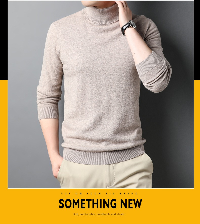 Spring, autumn and winter High collar Solid color Thin money Inner lap cardigan