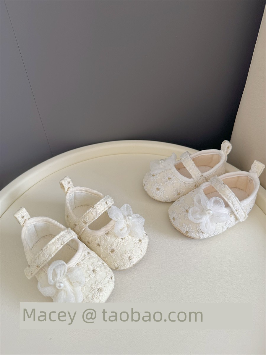 24 New Arrival Spring and Summer Baby Soft Sole Shoes 0-1 Year Old Tight Baby Toddler Flats 6-12 Months Princess Shoes — 2