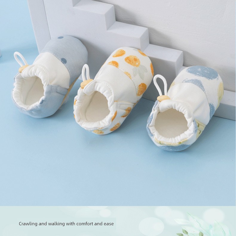 Beitais Infant Foot Covers, New Spring and Autumn Style Newborn Shoes, Soft-Soled Indoor Walking Shoes for Small Infants, Size S — 4