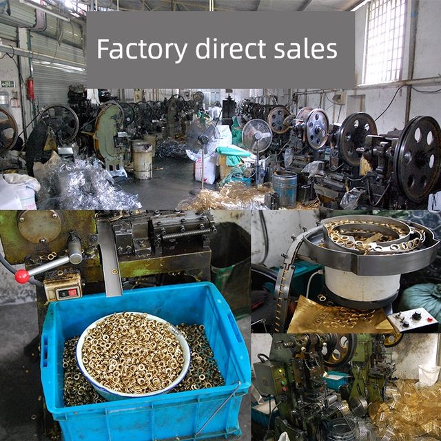Iron air eye button silver white corn buckle hollow rivet buckle light box cloth metal button eye display stand advertising tag button eye