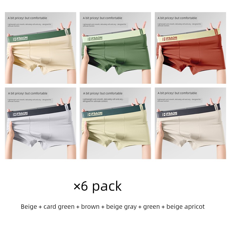 Yalu Pure Cotton Boys' Underwear for Teenagers, Boys in Middle and High School, Developmental Period Children, Medium and Large Children's Boxer Shorts — 2