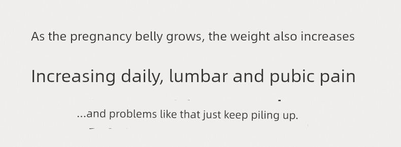 Shidali Belly Support Belt for Pregnant Women, Multifunctional Breathable Simple Invisible Belly Support Belt for Late Pregnancy — 4