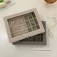 Jewelry box earring special storage box high-end ring earring earring necklace anti-oxidation jewelry storage box