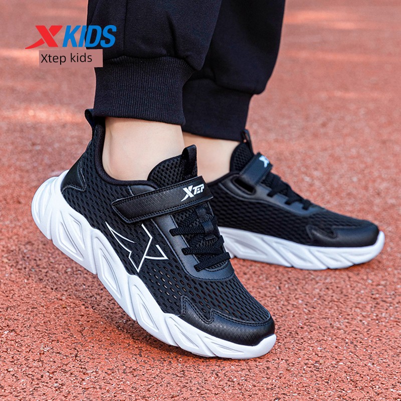Tebu Black Autumn Mesh Breathable Kids Sneaker — 3