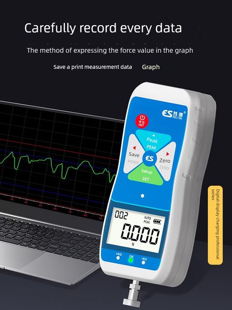 Su Test Digital Tightening Meter Tension Tester Thrust Electronic Tightening Meter Digital Pushing and Pulling Meter Tension Machine Handheld