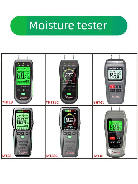 源恒通YHT01水分仪木材纸张纸箱墙体墙面含水率潮湿度水份测试仪