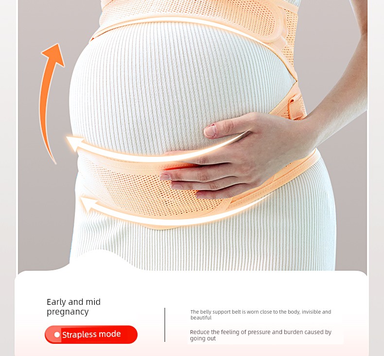 Hoghoag Belly Belt for Pregnant Women in the Second Trimester of Pregnancy Handy Gadget Detachable Belly Belt — 11