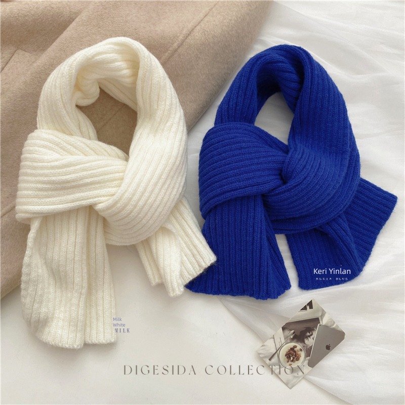 solar system female winter Wool knitting Couple Small scarf
