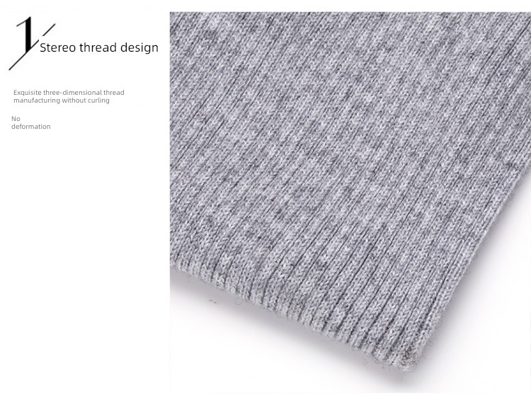 Autumn and winter cervical vertebra Fake collar thickening Wool thread Condom Neckline