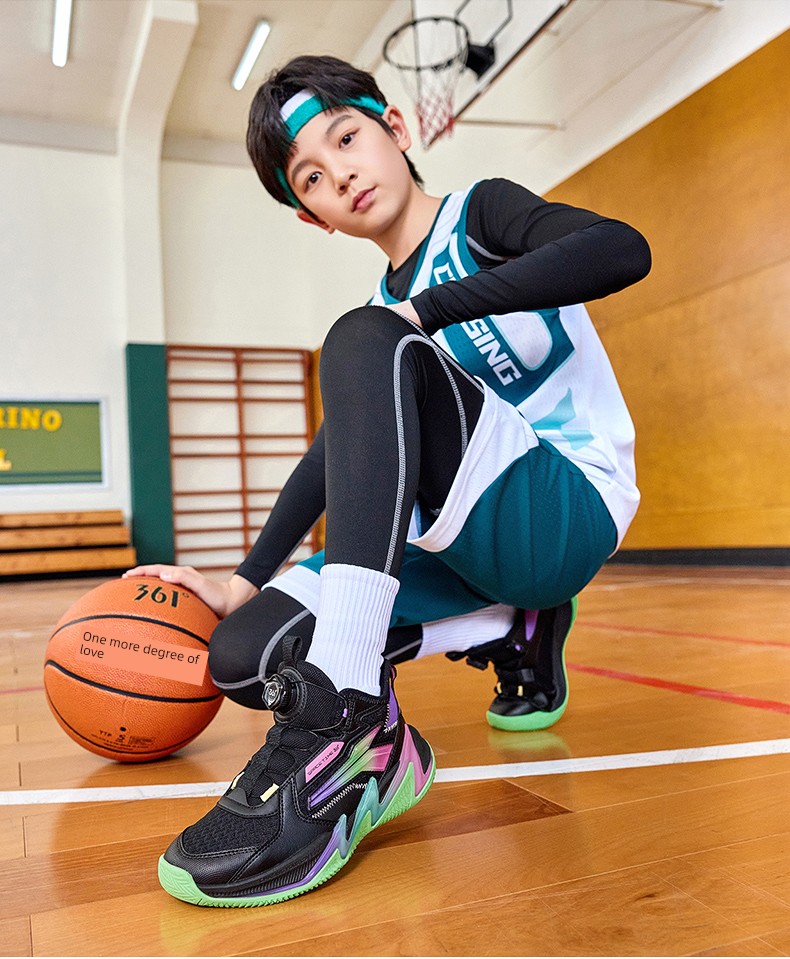 Brave Warrior | 361 Kidsren's Shoes, Boys' Basketball Shoes, Professional Practical Autumn New Breathable Youth and Kidsren's Sports Shoes — 5