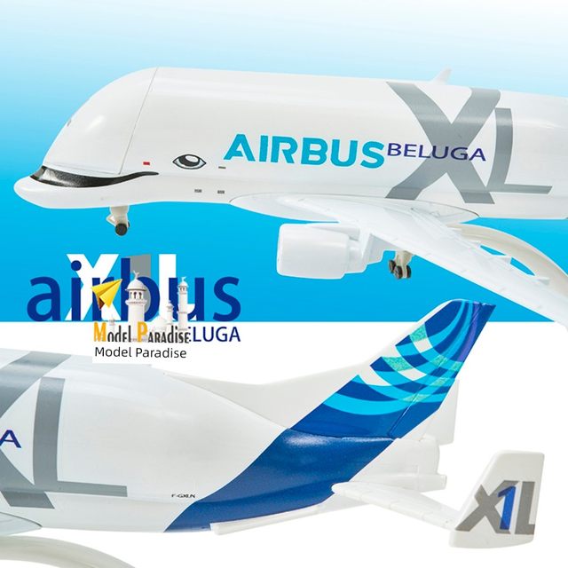 Transporter Big Beluga 20cm alloy simulation aircraft model toy gift special offer free shipping on wheeled gift box packaging