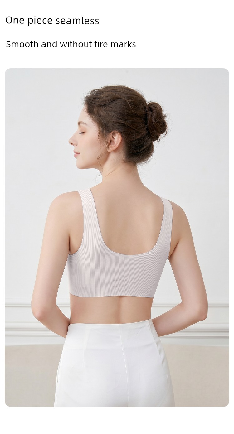 October's Popular Front-Button Maternity Nursing Bra, Anti-Sagging, Postpartum Breastfeeding-Specific Sleep Vest Bra — 13