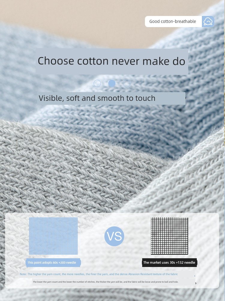 Spring & Fall Thin Pure Cotton Boneless Newborn Baby Socks — 2