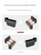Carbon fiber car seat clip storage box car interior decoration supplies car storage bag seat gap storage box