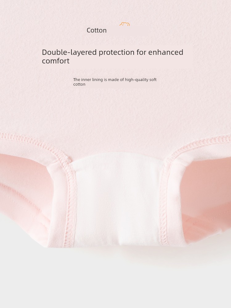 Balabala Children's Underwear, All-Cotton, Class A, Girls' Boxer Shorts, Toddler and Big Kids' Four-Corner Briefs, Baby-Friendly, Non-Binding — 4