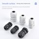 Extended nylon plastic waterproof joint PG7/PG9/PG11 cable wire Glen head M10/M12*1.5