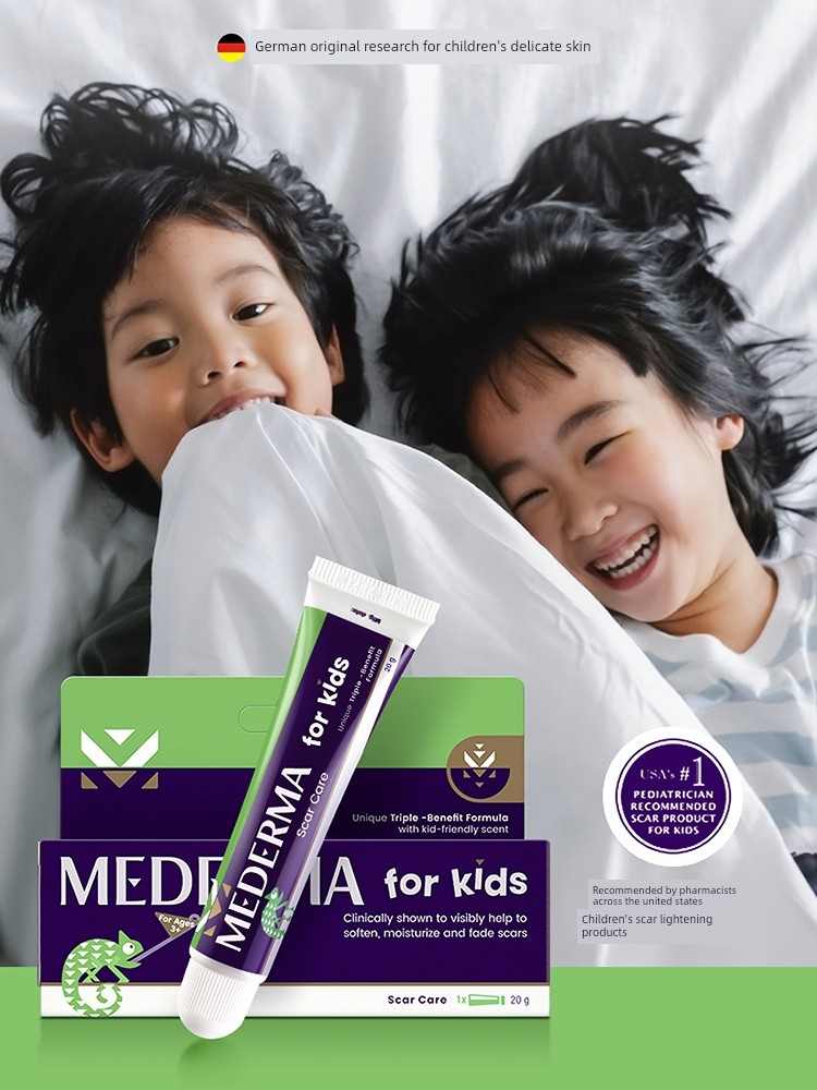 German Medema Children's Scar Removal Cream with Onion Extract for Bruises, Burns, Scratches, Expression Marks, Sunken Scars, Hyperplasia Scars, Red and White Marks