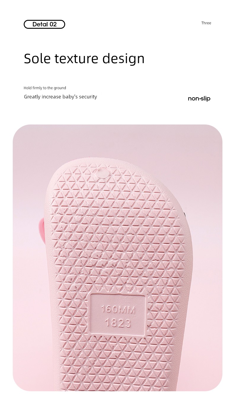 Melody Girls' Clogs Children's Slippers Summer New Model Kids' Summer Non-Slip Girls' Indoor Princess Style — 3