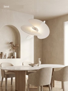 Italian Luceplan French-Style Restaurant Chandelier, Living Room Island Table, Bedroom Designer Creative Art Lighting Fi