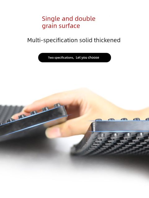 Rubber shock absorbing pad particle surface protruding anti-slip buffer rubber pad water pump/air conditioning external unit/machine foot pad noise reduction
