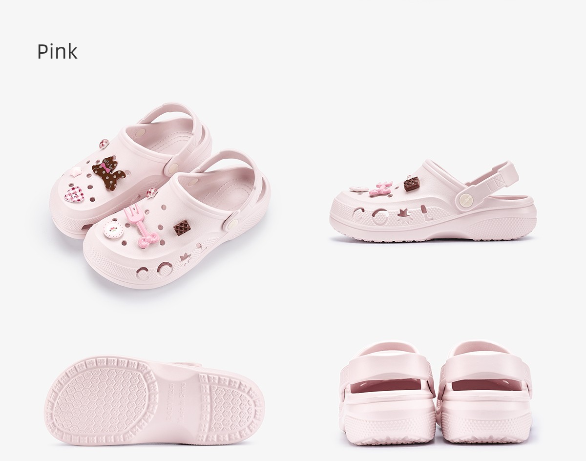 Balabala Children's Slippers for Girls, Summer Baby Clogs, Closed-Toe Cartoon Cute Bath Slippers for Kids — 17