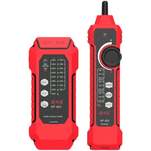 Smart Rat NF-802 Network Line Hunter Multifunctional Network Line Tester POE Anti-interference Cruise Patrol Charging Model