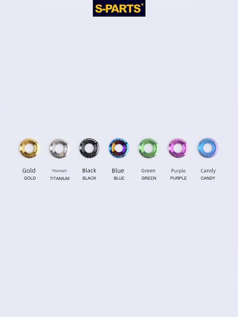 SPARTS Stan A3 gasket M5/M6/M8/M10/M12 Titanium alloy Locking gold tram motorcycle