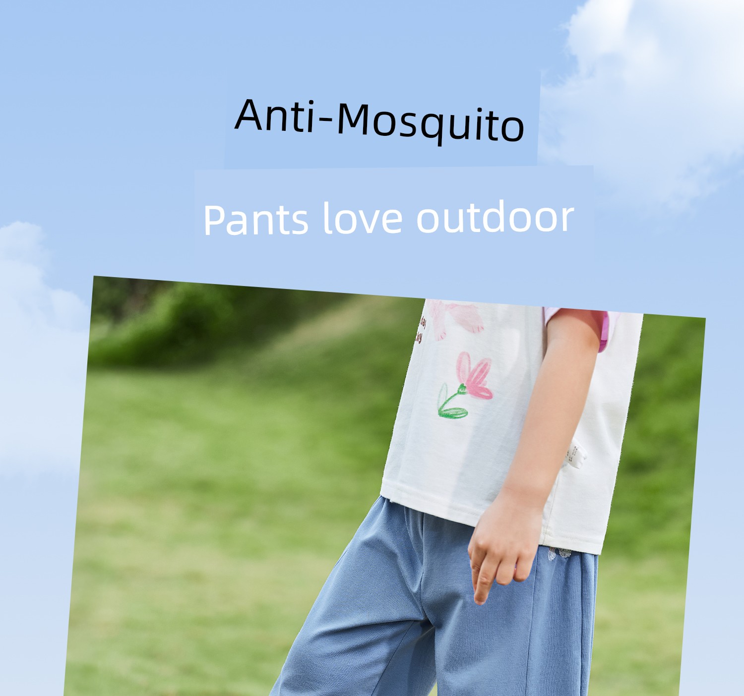Jellybaby Anti-Mosquito Pants for Girls Summer Thin 2026 New Style Small Kidsren Casual Pants Autum Baby Pants — 7