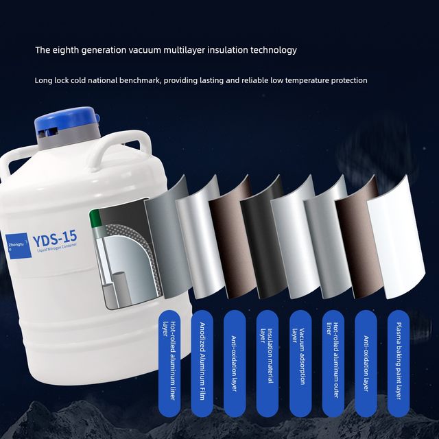 Zhongtuo small liquid nitrogen tank 10 liters 30 liters liquid nitrogen storage tank nitrogen tank freezing storage container 6 liters 35 liters 1 liter