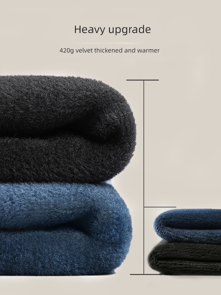 Jin Lilai Warm pants man Plush thickening fever Cotton trousers kneepad Lay a foundation Autumn trousers Autumn and winter contain Cashmere pants
