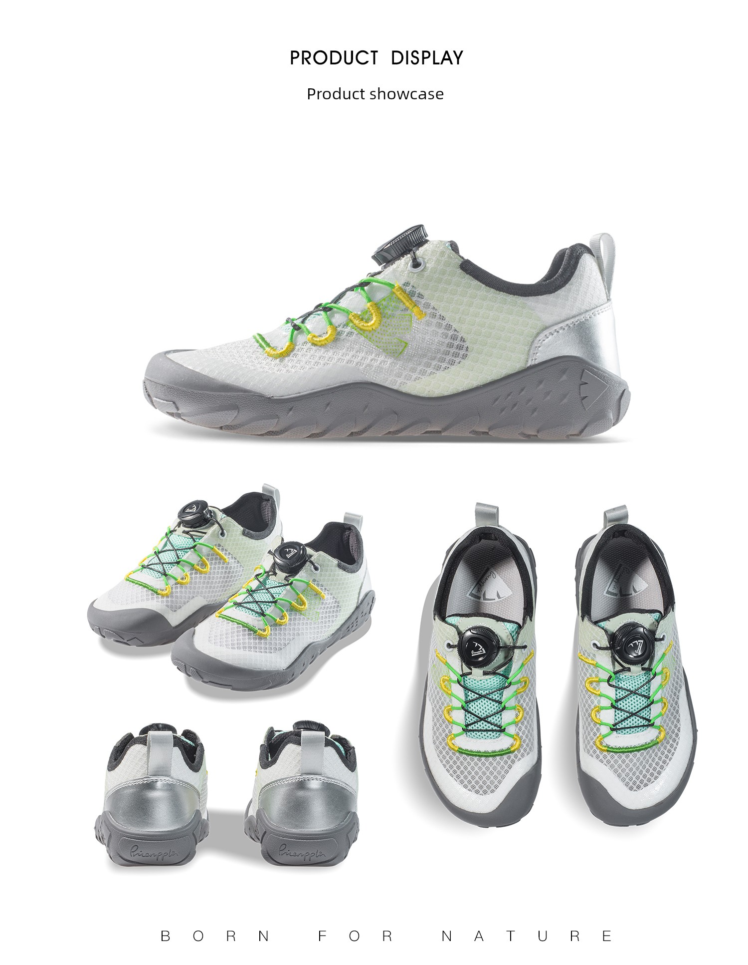 Pineapple New Model Kidsren's Barefoot Sneakers Mesh Breathable Soft Sole Non-Slip Campus Jump Rope Shoes — 23