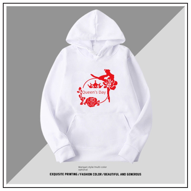 men and women activity perform Hooded easy customized T-shirt