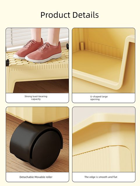 Under the desk book bag storage box pulley book box movable student classroom with desktop book storage box book shelf