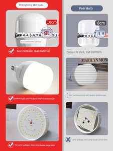 Changhong Lighting Full Spectrum Led Eye Protection Bulb Learning Special Super Bright For Home Warm White Light No Stro