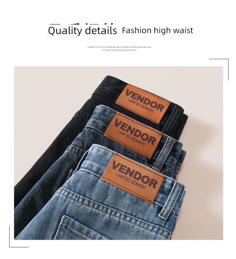 High waist spring and autumn winter 2022 new pattern Jeans