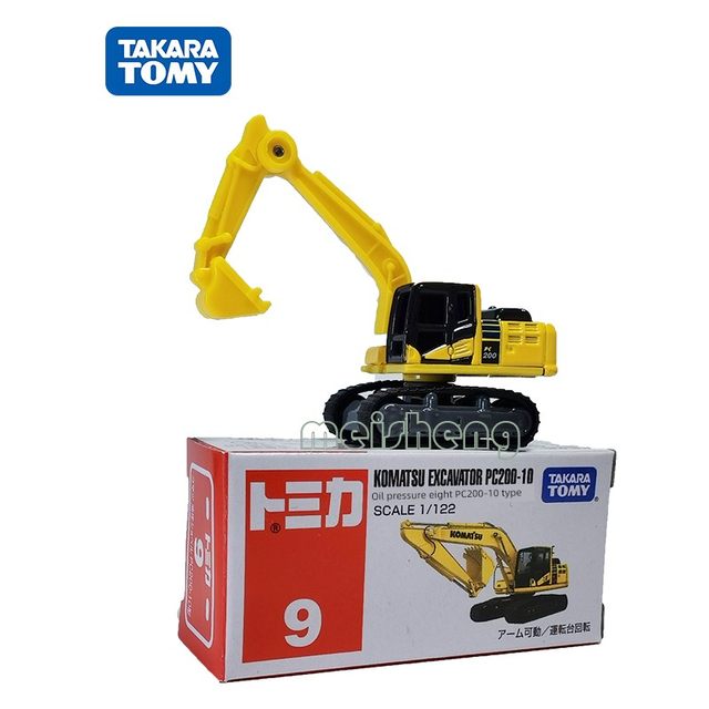 日版TOMY多美卡合金小车模型TOMICA 56号小松KOMATSU推土机工程车