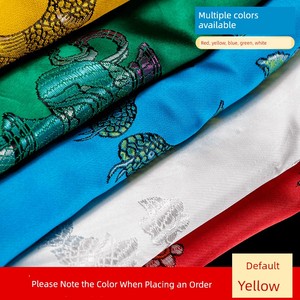 Hada Tibetan Ornament Mongolian Etiquette Supplies Eight Auspicious Symbols Wedding Imitation Silk Scarf Thickened Five-