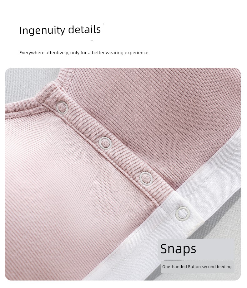 Seamless Nursing Bra for Pregnancy and Postpartum, Sleep-Friendly, Front-Opening, Spring and Autumn, Wireless, Hands-Free Bra — 13