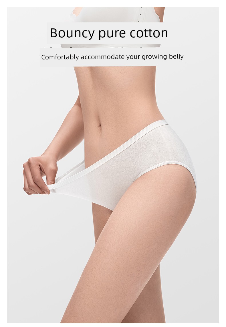 Manxi Disposable Underwear 7A Grade Antibacterial Women's Travel Daily Disposable Pure Cotton Travel No-Wash Postpartum Maternity Postpartum — 14