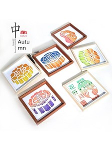 National Day and Mid-Autumn Festival Intangible Cultural Heritage DIY Materials, Intangible Cultural Heritage Bamboo Wea